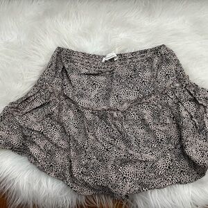 URBAN Romantics Black and White Mini Skirt